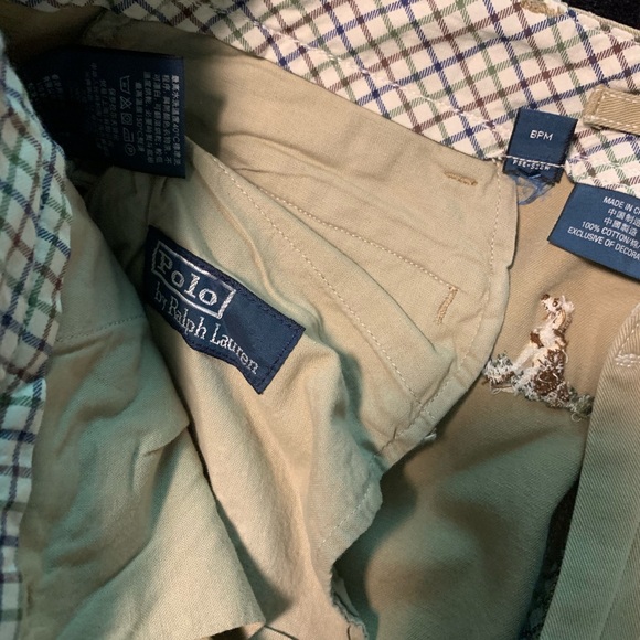 Polo Ralph Lauren Chino Dogs Sz 33 - Picture 3 of 4